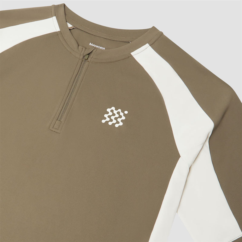 Tour Zip Polo Dark Olive