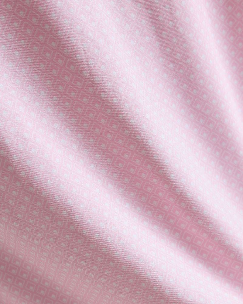 RLX Tailored Fit Lightweight Airflow Polo Carmel Pink Magnolia Diamond