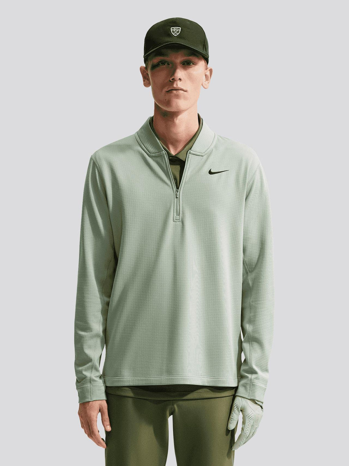 Tech-FIT Velocity Half Zip Top Jade Horizon/Black