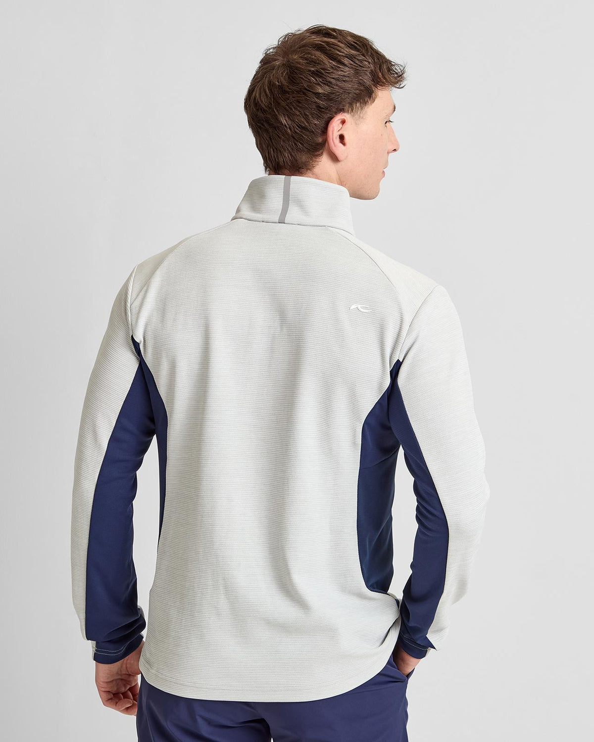 Roman Half Zip Mid Layer Alloy/Atlanta Blue