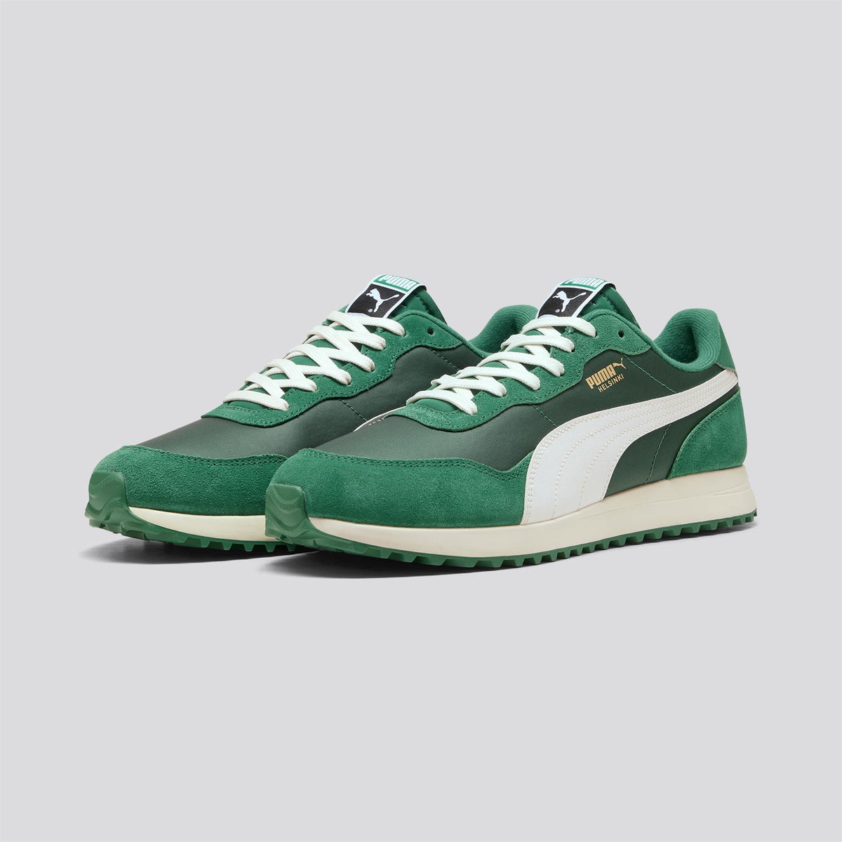 Helsinki G Spikeless Golf Shoes Vine/Puma White