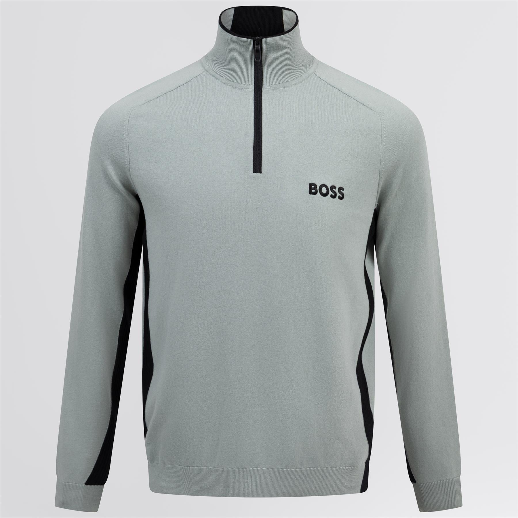 Hydro Quarter Zip Mid Layer Open Green