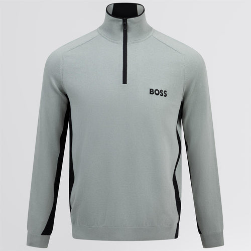 Hydro Quarter Zip Mid Layer Open Green