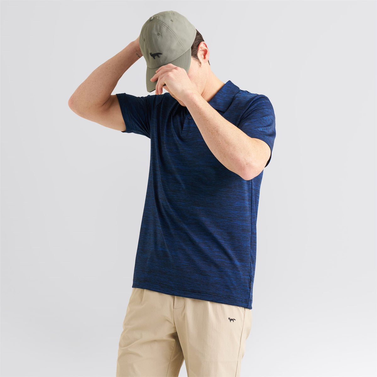 Mesh Polo Navy