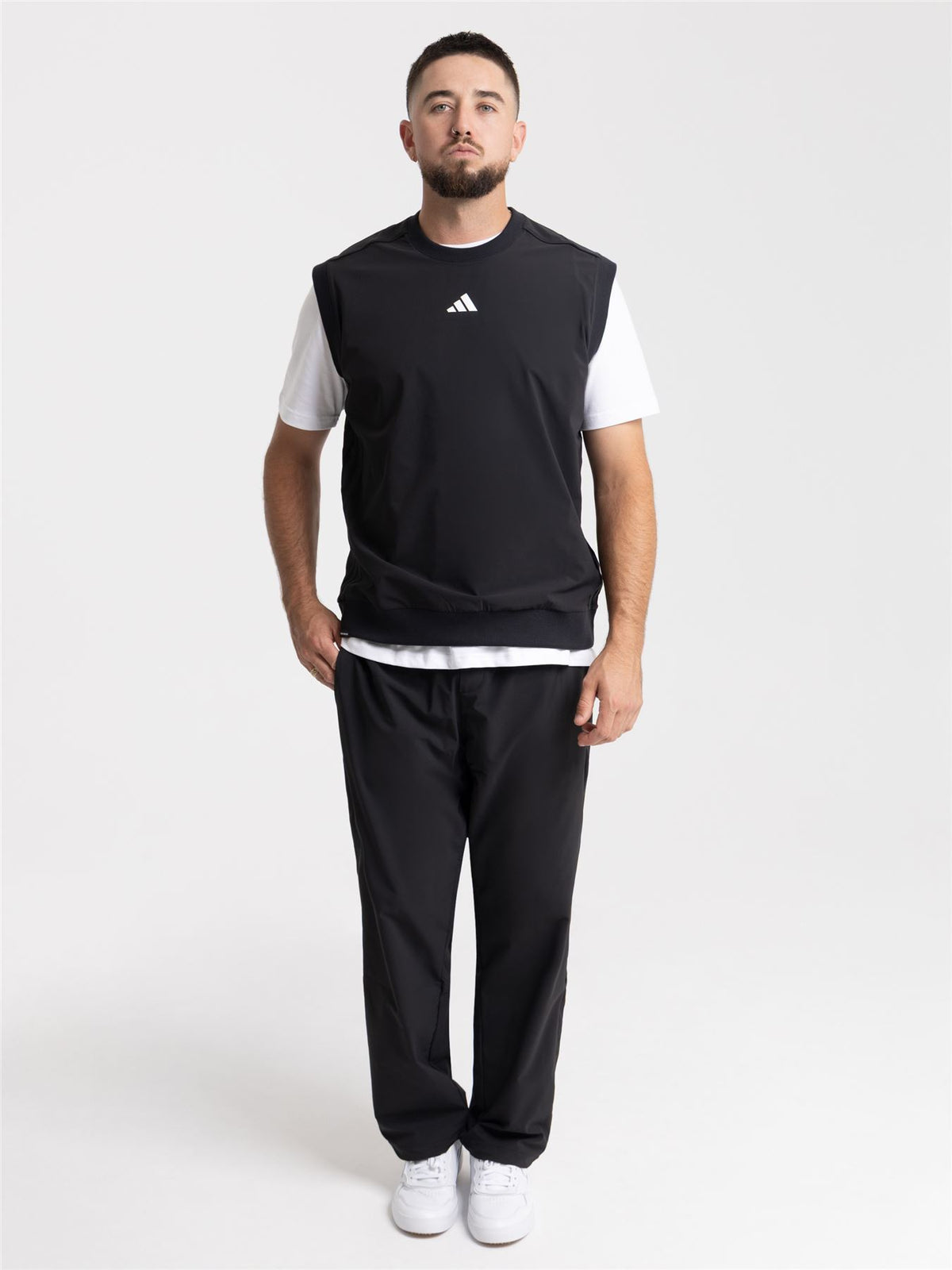 Beyond Twistweave Loose Gilet Black
