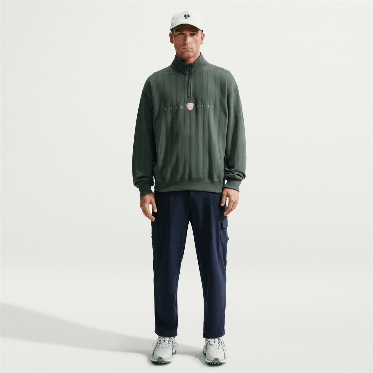 Therma-FIT Fairway Fresh Half Zip Camo Green/Limestone