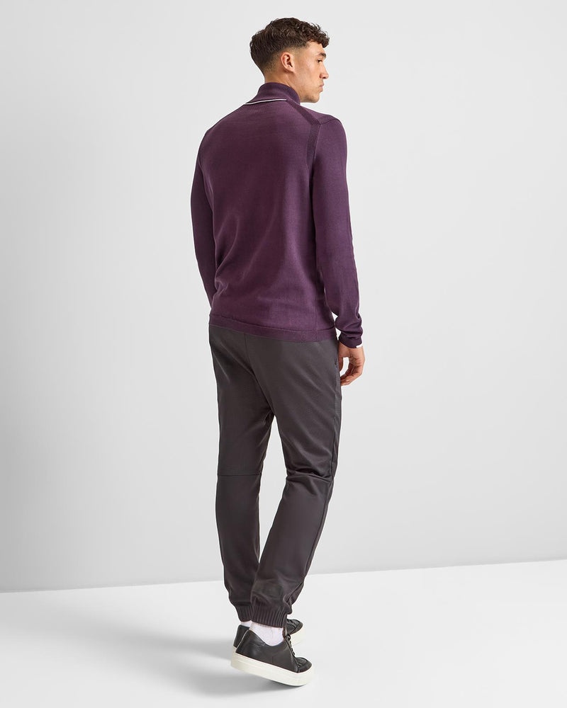 Ever-X Quarter Zip Medium Purple