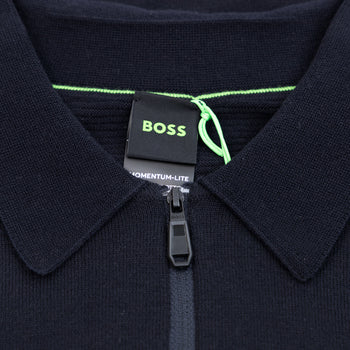Momentum Lite LS Polo Dark Blue