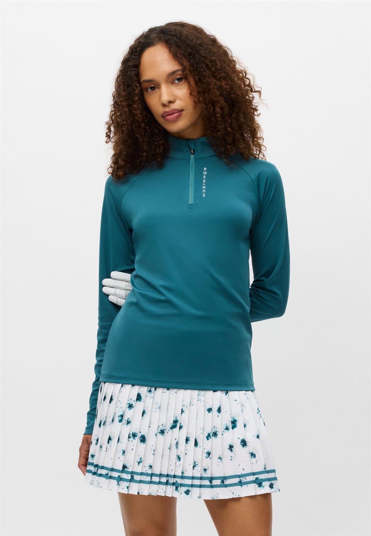 Addy Quarter Zip Mid Layer Hydro