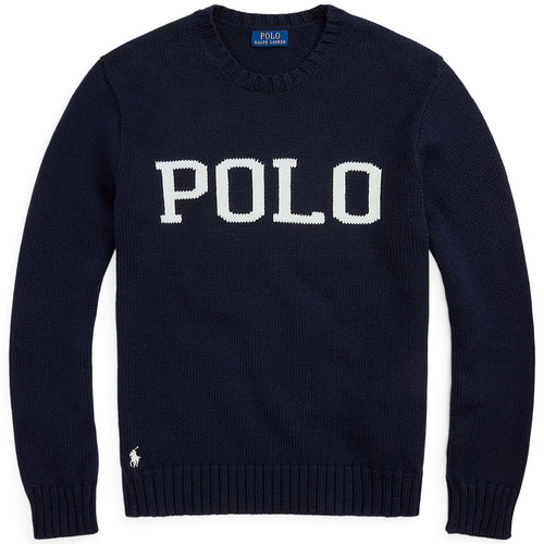 Polo Golf Cotton Logo Sweatshirt Hunter Navy Combo - AW24