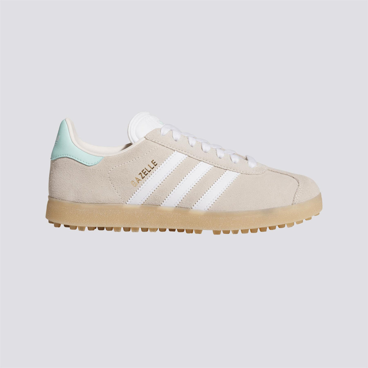 Gazelle Spikeless Golf Shoes Chalk White/Footwear White/Clear Mint