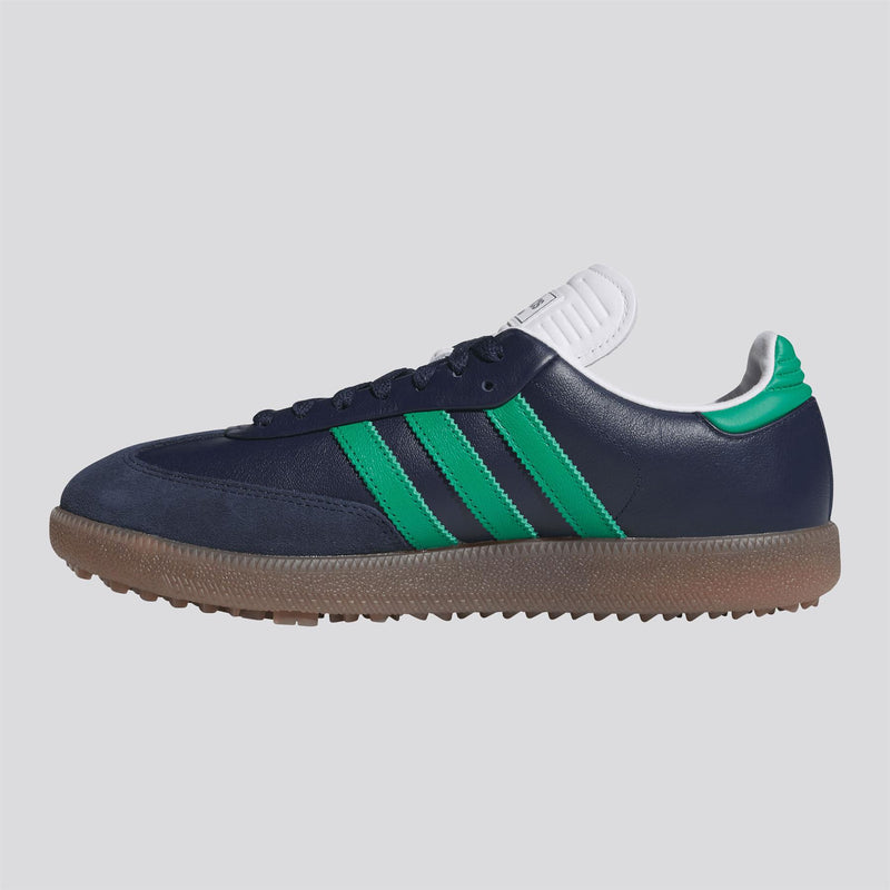 Samba Spikeless Golf Shoes Night Indigo/Court Green/Footwear White