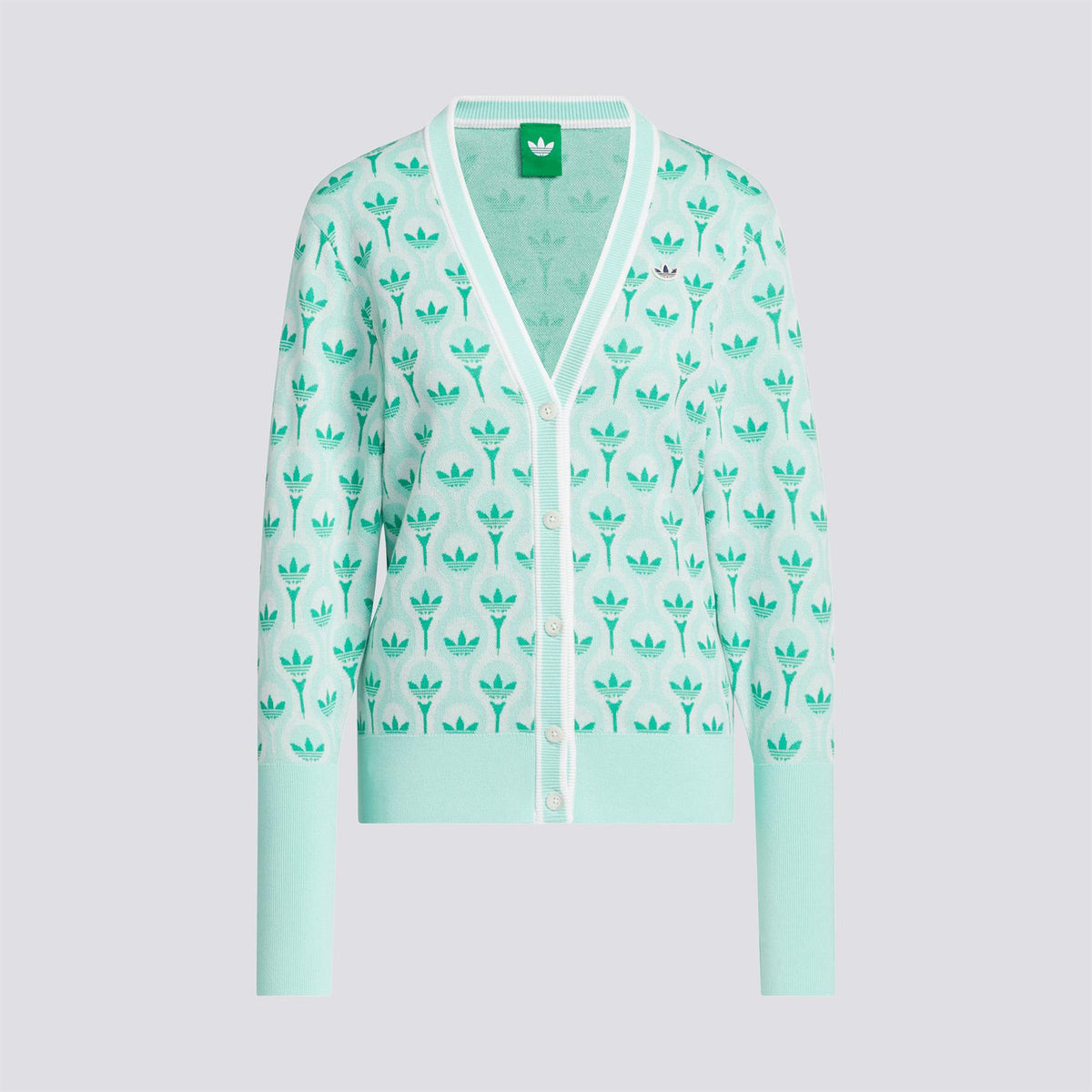 Originals All Over Cardigan White/Clear Mint
