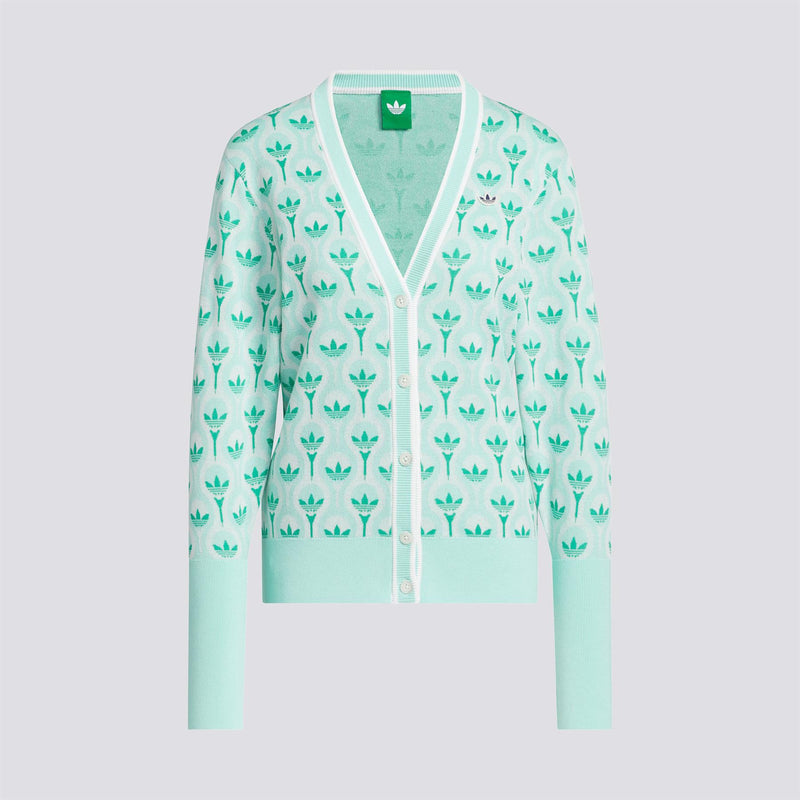Originals All Over Cardigan White/Clear Mint