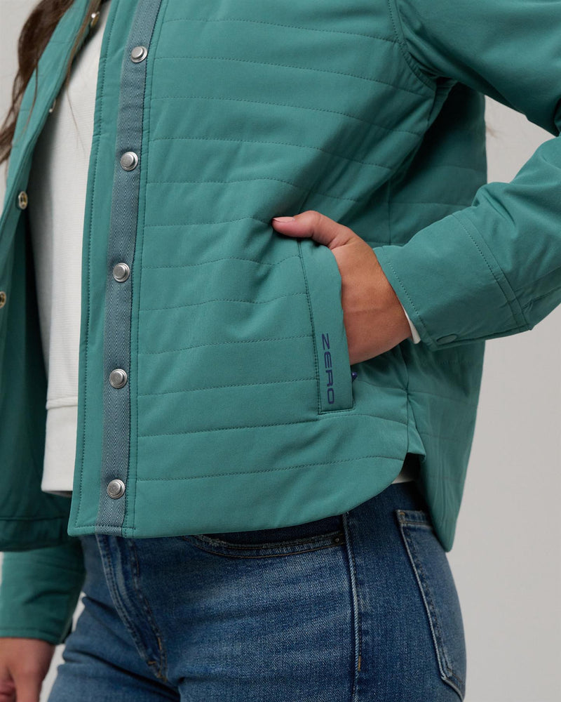Avery Windproof Shirt Jacket Agave