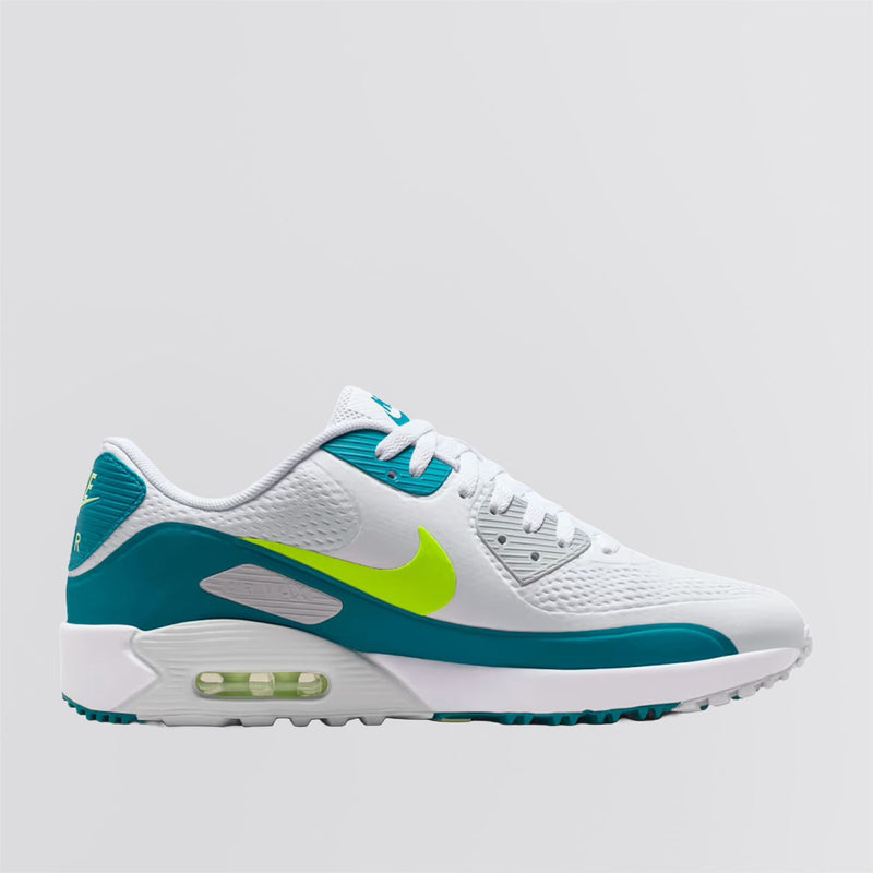Air Max '90 Spikeless Golf Shoes White/Volt/Bright Spruce