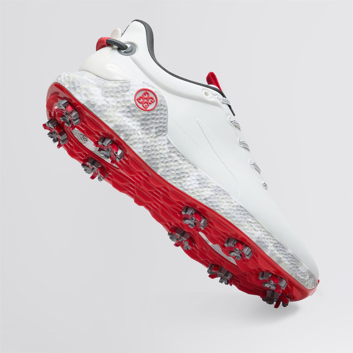 O2 G/LOCK Camo Mid Sole Golf Shoes Snow/Charcoal