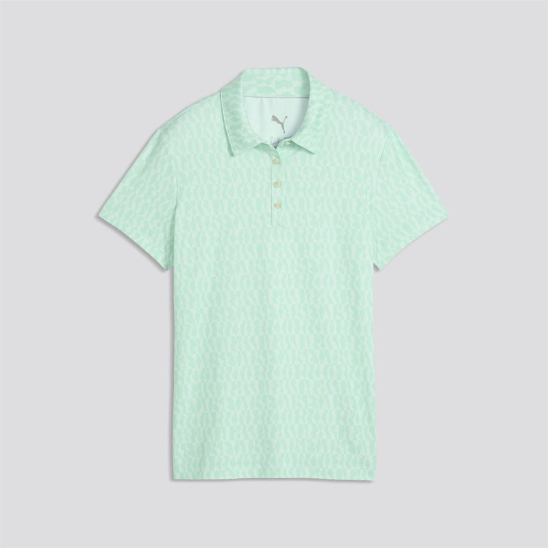 Cloudspun Wavey Polo Shirt Mint Jelly
