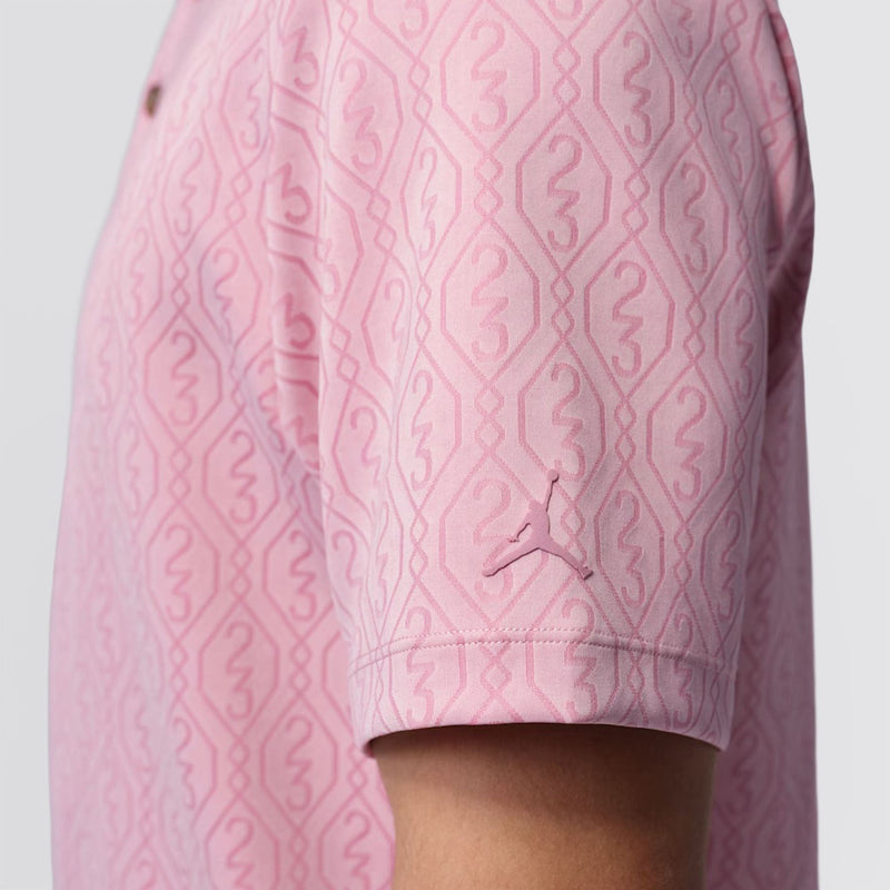 Golf Jacquard Polo Elemental Pink