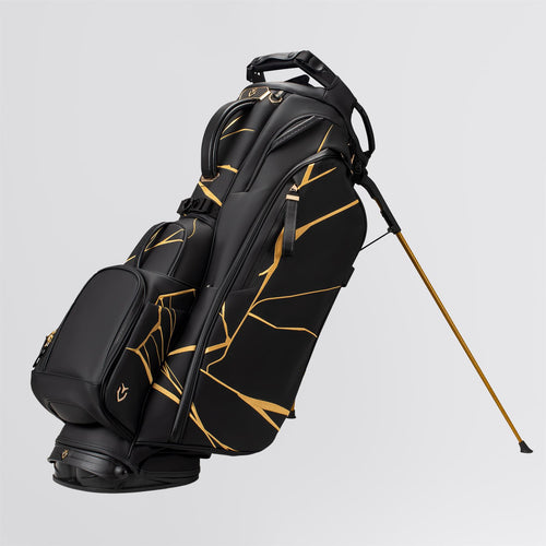 Player V Pro Stand LE KINTSUGI 14-Way Stand Bag Black