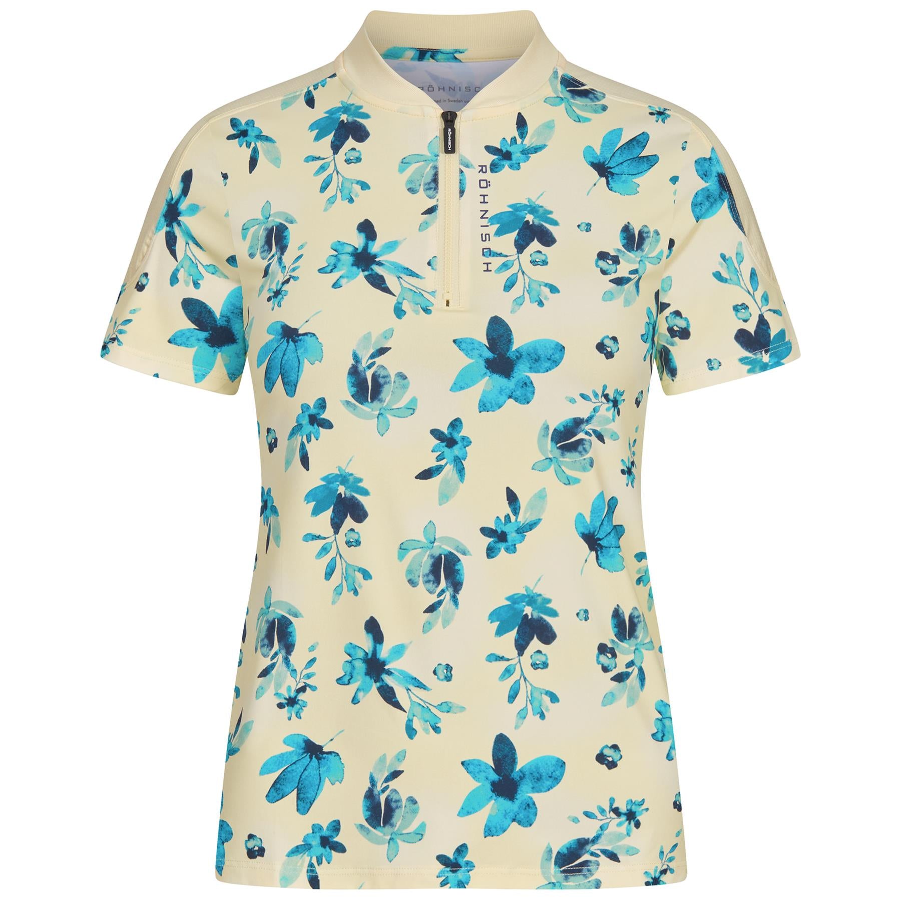 Camila Polo Spray Floral Print Yellow