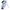 Classic Stand Bag Powder Blue Pinstripe