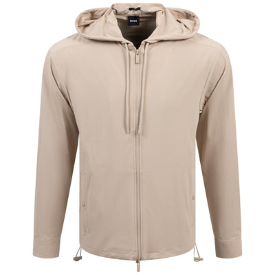 Olson Full Zip Hoodie Light Beige