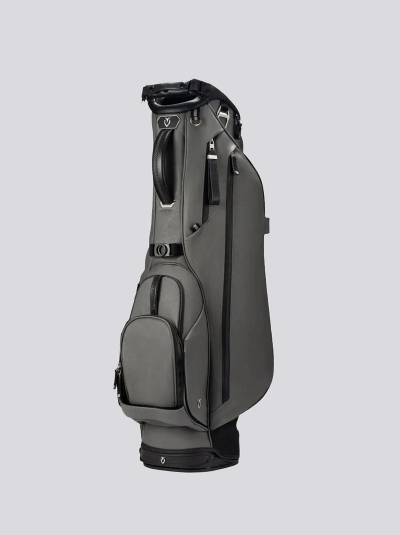 Lux Stand Bag Crosshatch Grey