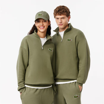 Lacoste Signature Croc QZ Cotton Mid Layer Green