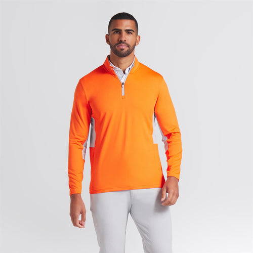Pure 2.0 Quarter Zip Rickie Orange