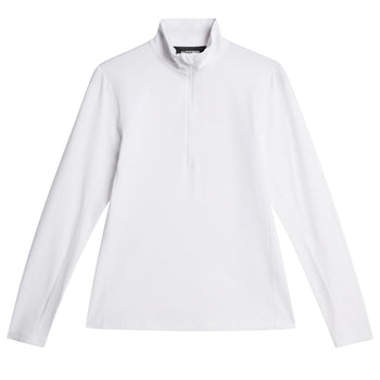 Lauryn Quarter Zip Mid Layer White