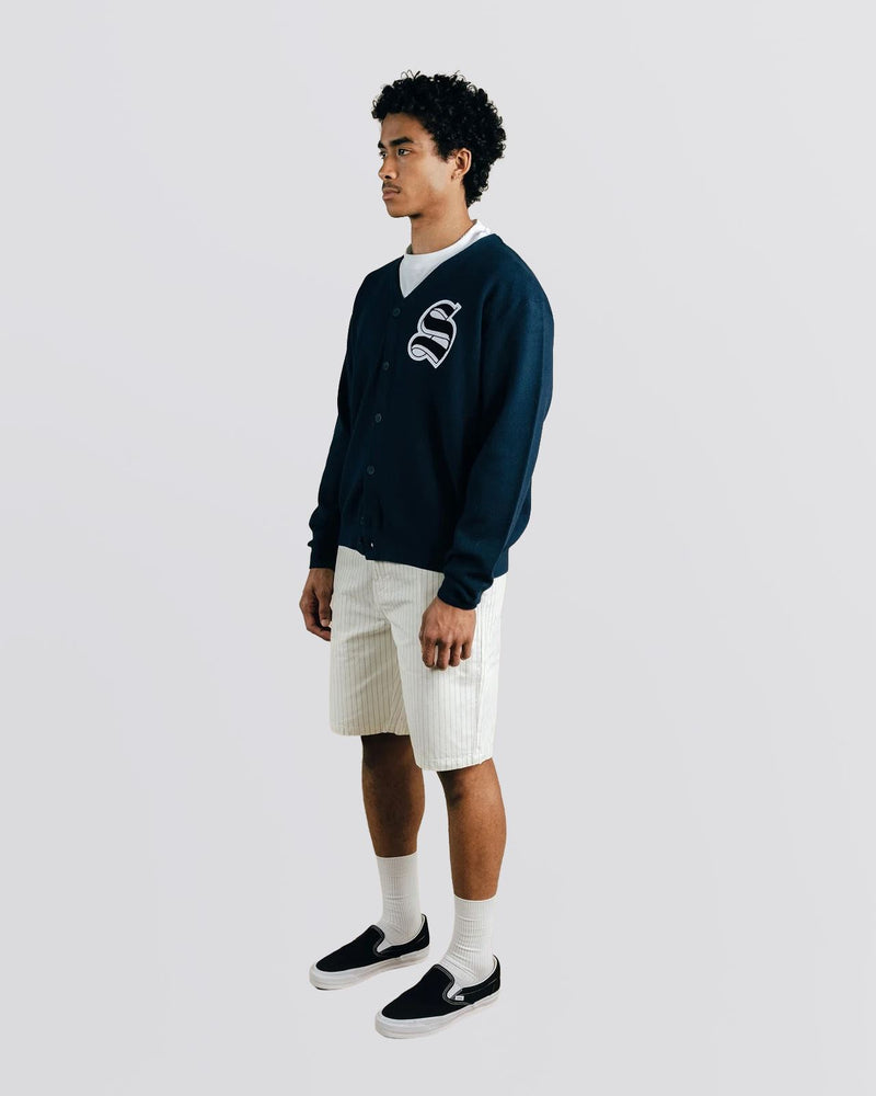 Evander Knit Cardigan Sweater Midnight