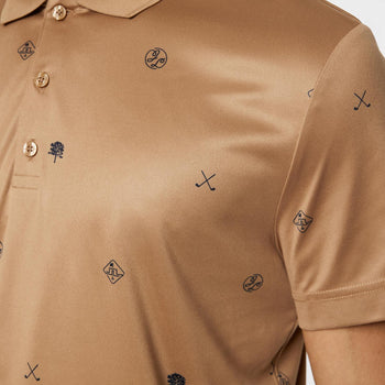Club House Motif Polo Golf Micro Tigers Eye