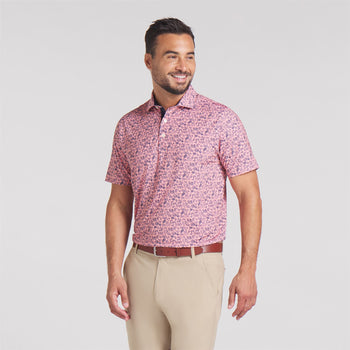MATTR Peach Stand Polo Pink Fruit