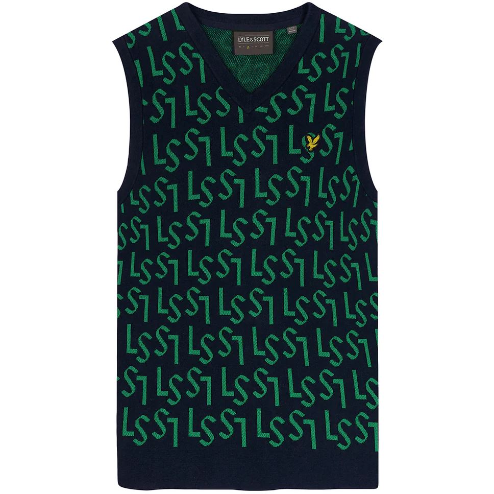 Monogram Knitted Vest Dark Navy