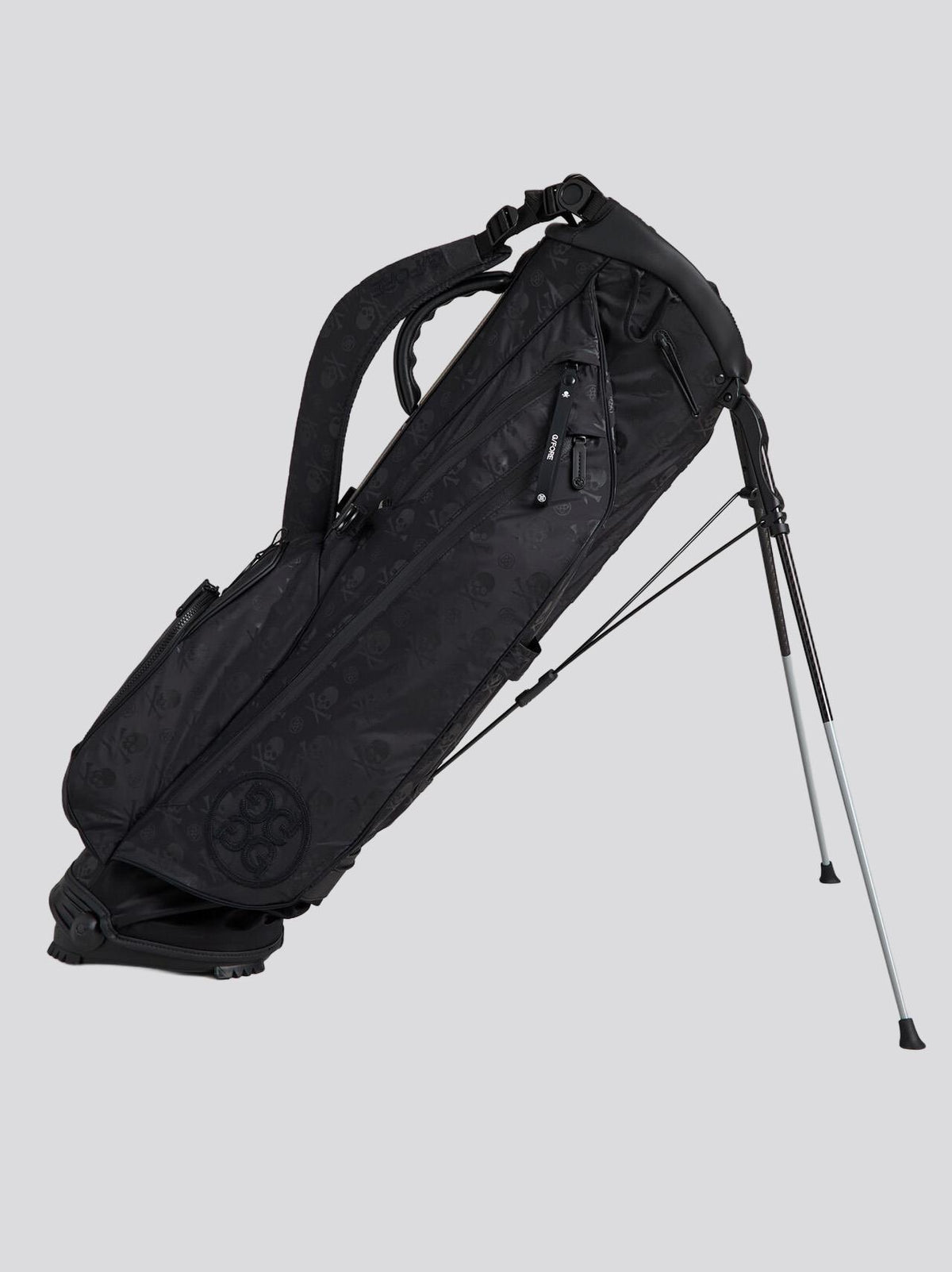 Lightweight Cordura Ripstop Printed Skull & Tee Daytona Plus Carry Golf Bag Onyx