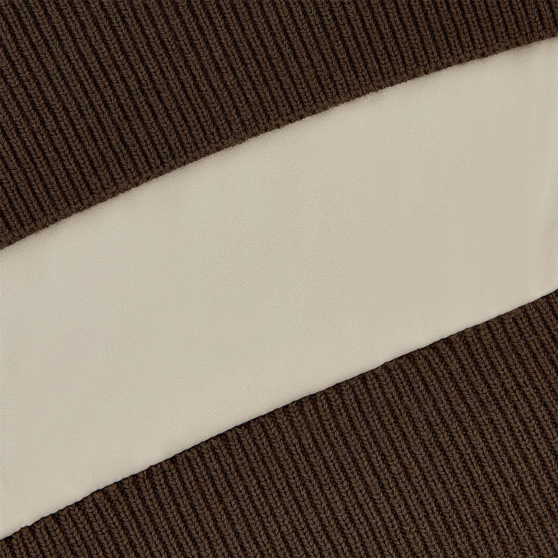 Merino Wool Quarter Zip Windbreaker Hickory