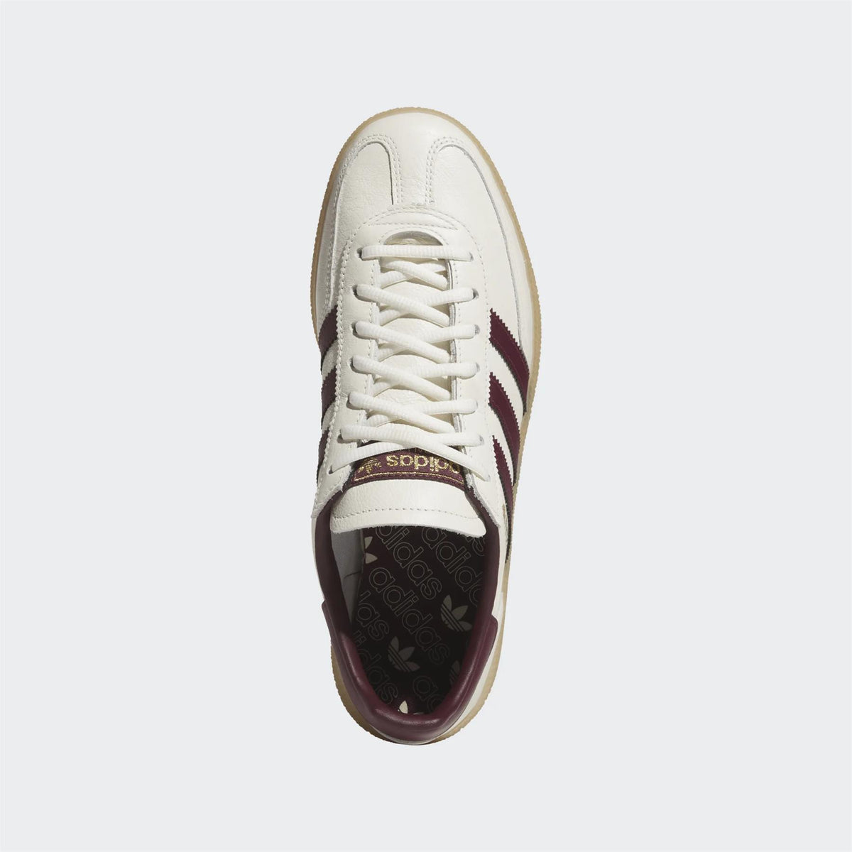 Spezial Spikeless Golf Shoes Off White/Maroon/Gum 3