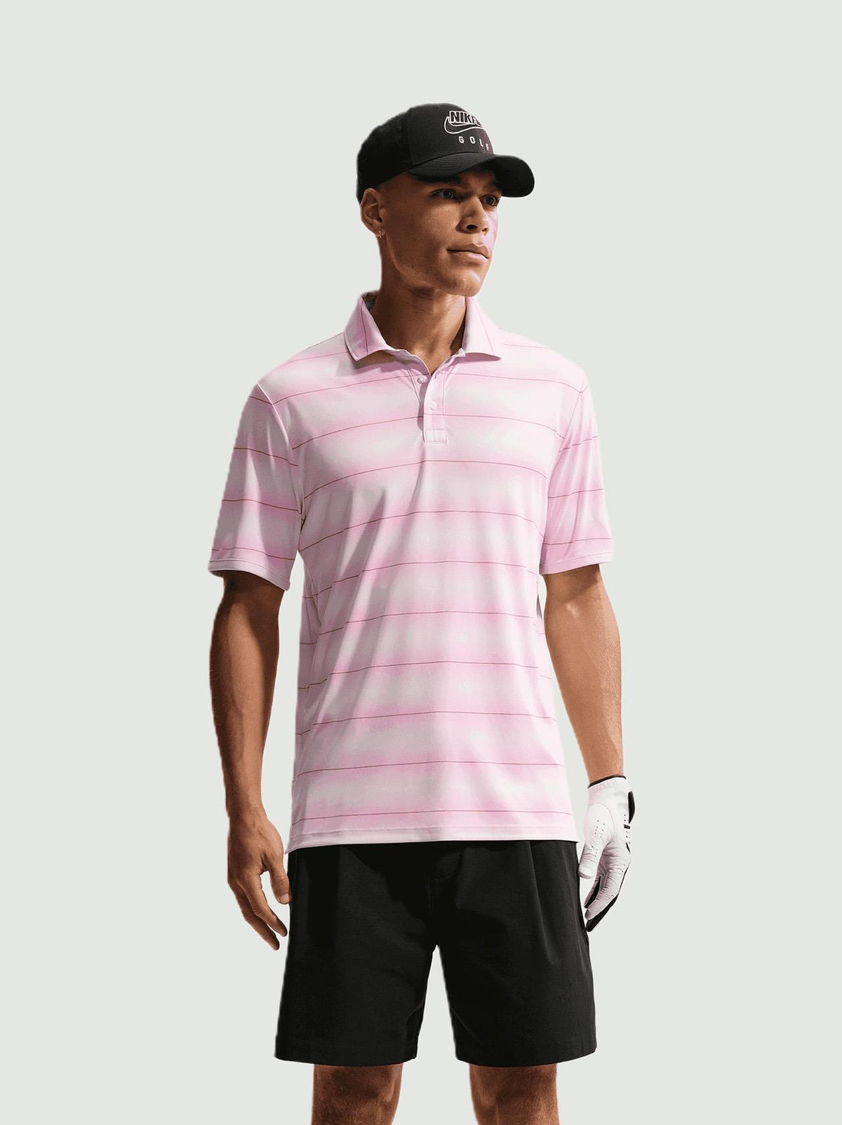 Dri-Fit Par 5 Golf Polo Pearl Pink