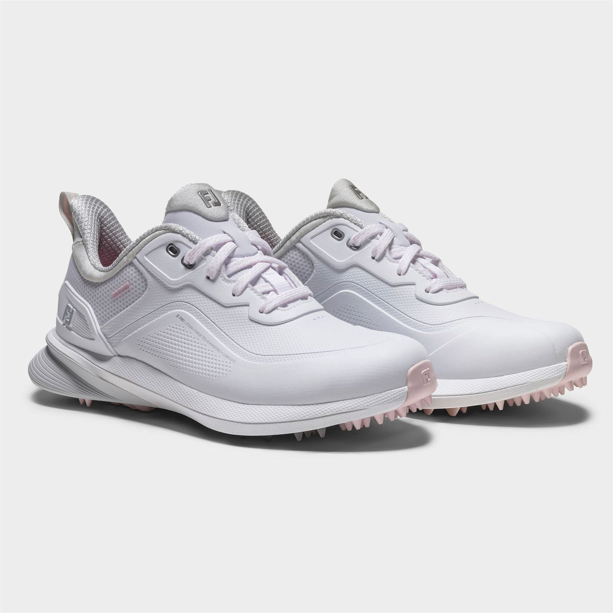 Pro Spikeless Wide Golf Shoes White/Grey
