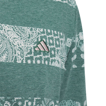 Go-To Printed Stripe Polo Green