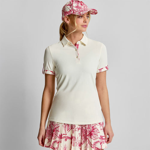 Roll Sleeve Polo Cream