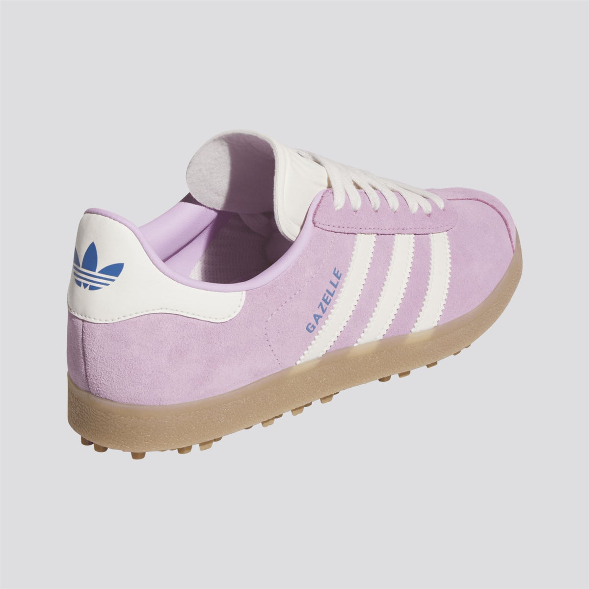 adidas Originals Gazelle Spikeless Golf Shoes Bliss Lilac/Chalk White/Bluebird