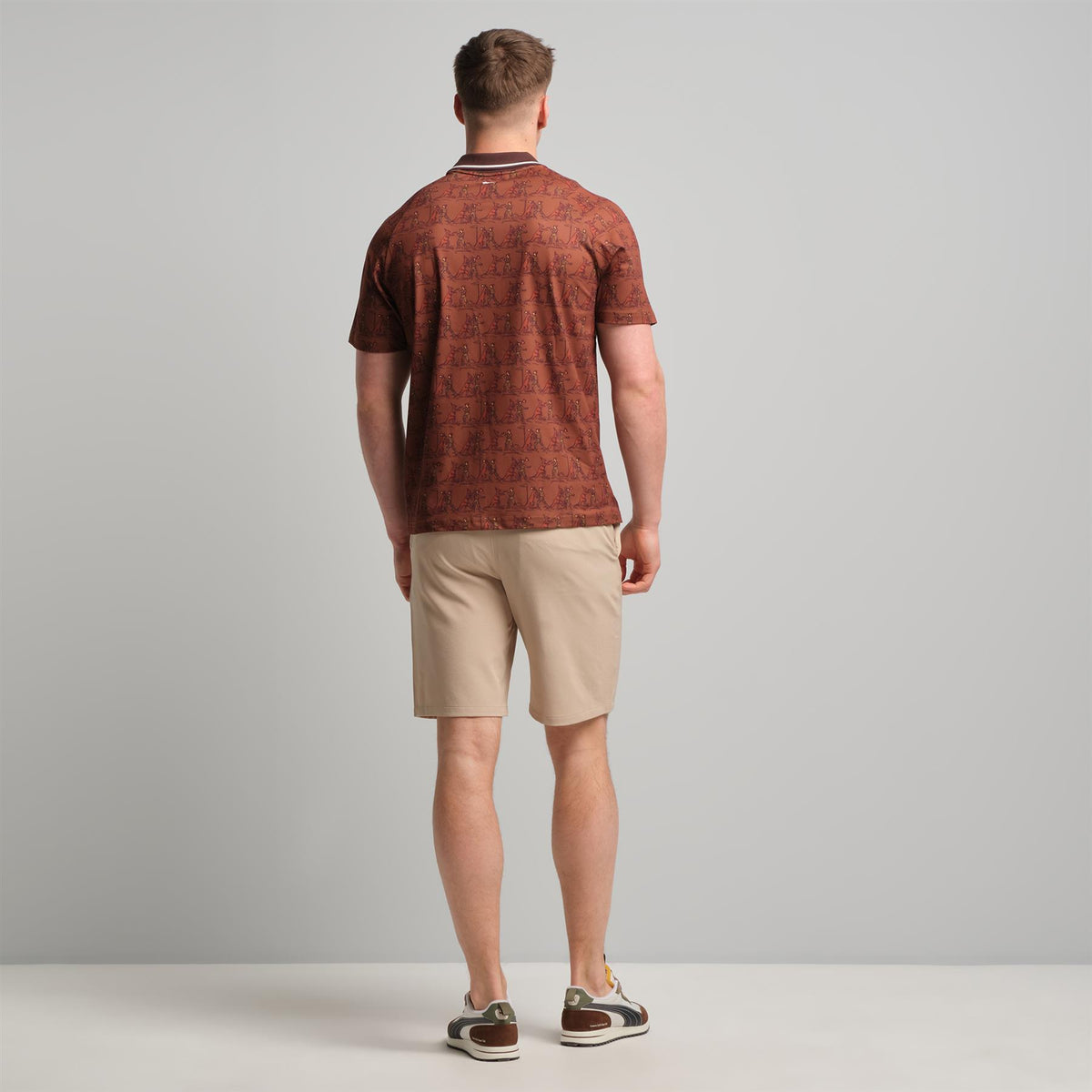 Knockout V Polo Brown