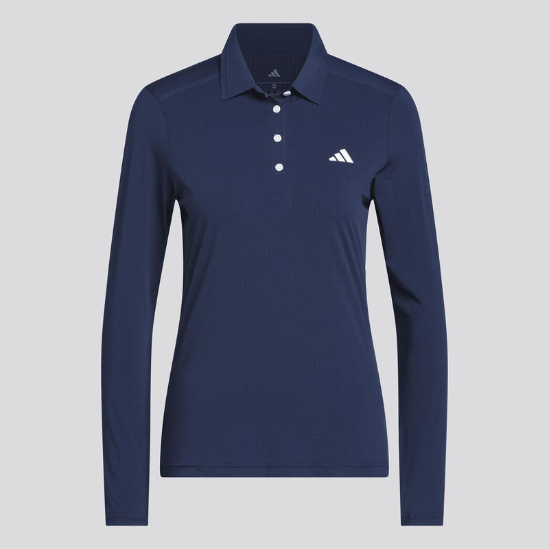 Ultimate365 Tour Climacool LS Polo Shirt Collegiate Navy
