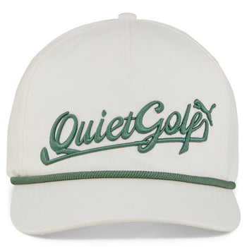 x QGC Embroidered Rope Hat White