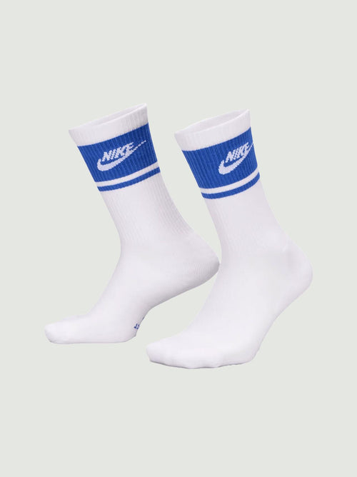 Everyday Elevated Crew Socks White/Blue