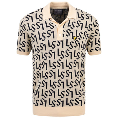 Monogram Knitted Polo Sand Dune - SS24