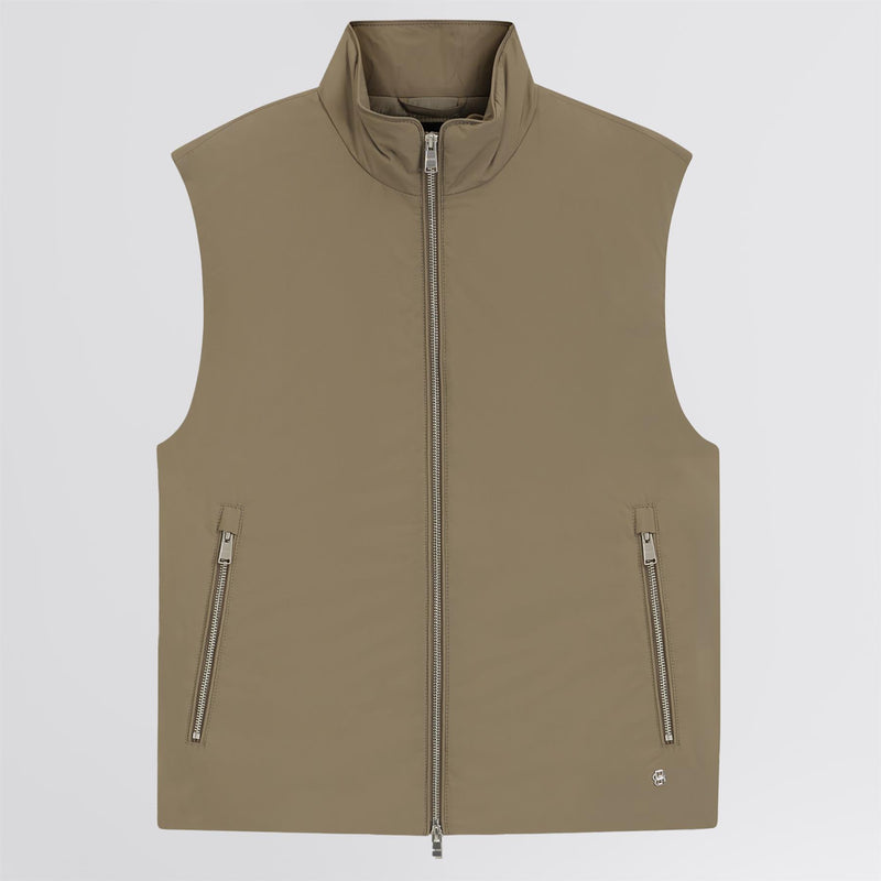 H-Darens Gilet Open Brown