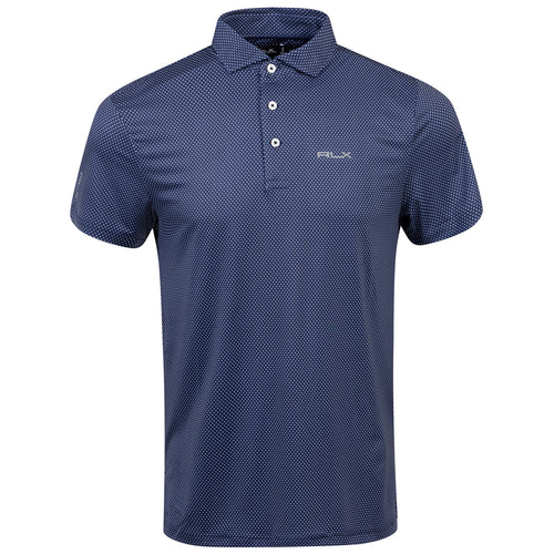 RLX Tailored Fit Leichtes Airflow Polo Pin Dot Refined Navy – SS24